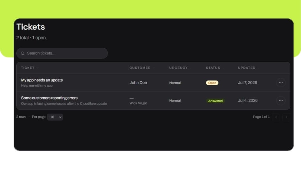 mobile app support and maintenance